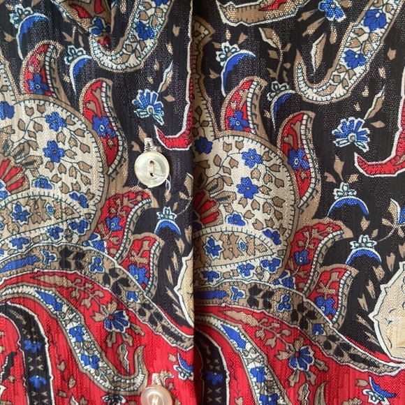 Beautiful Vintage Pussybow Statement Blouse - Picture 6 of 7